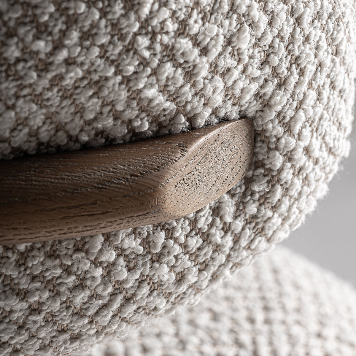 Taburete alto de fresno Valbonne beige 105 cm