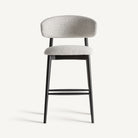 Taburete alto de fresno Valbonne negro 107 cm