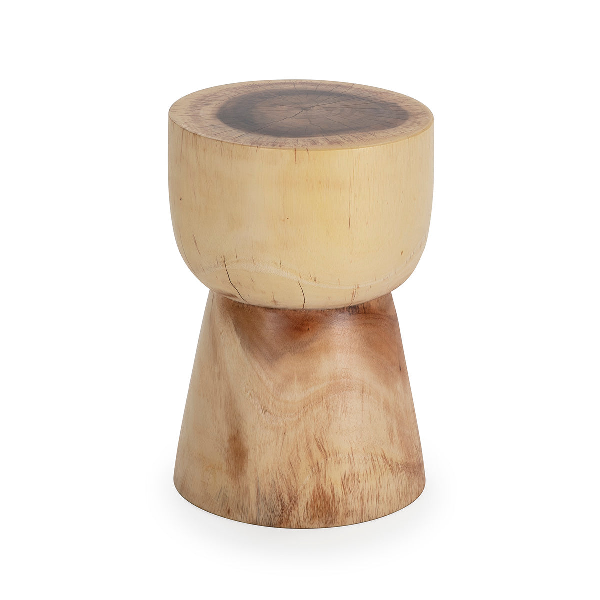 Taburete de madera de suar Isernia