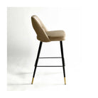 Taburete alto tapizado beige Busquístar