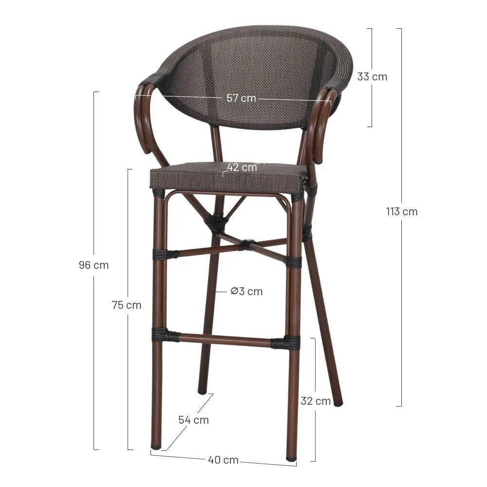 Taburete Taylor - pino_y_jacaranda