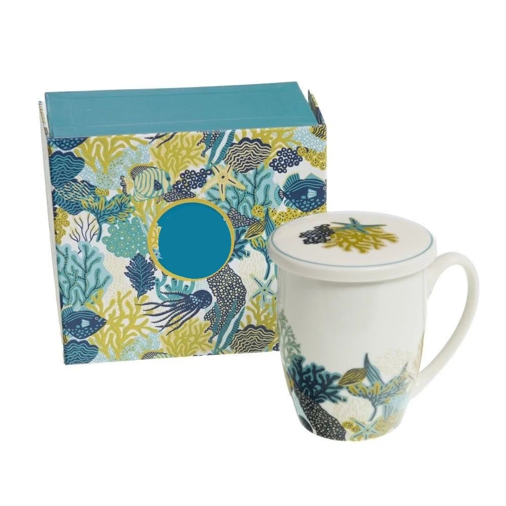 Taza de Infusión Rincón Marino con caja