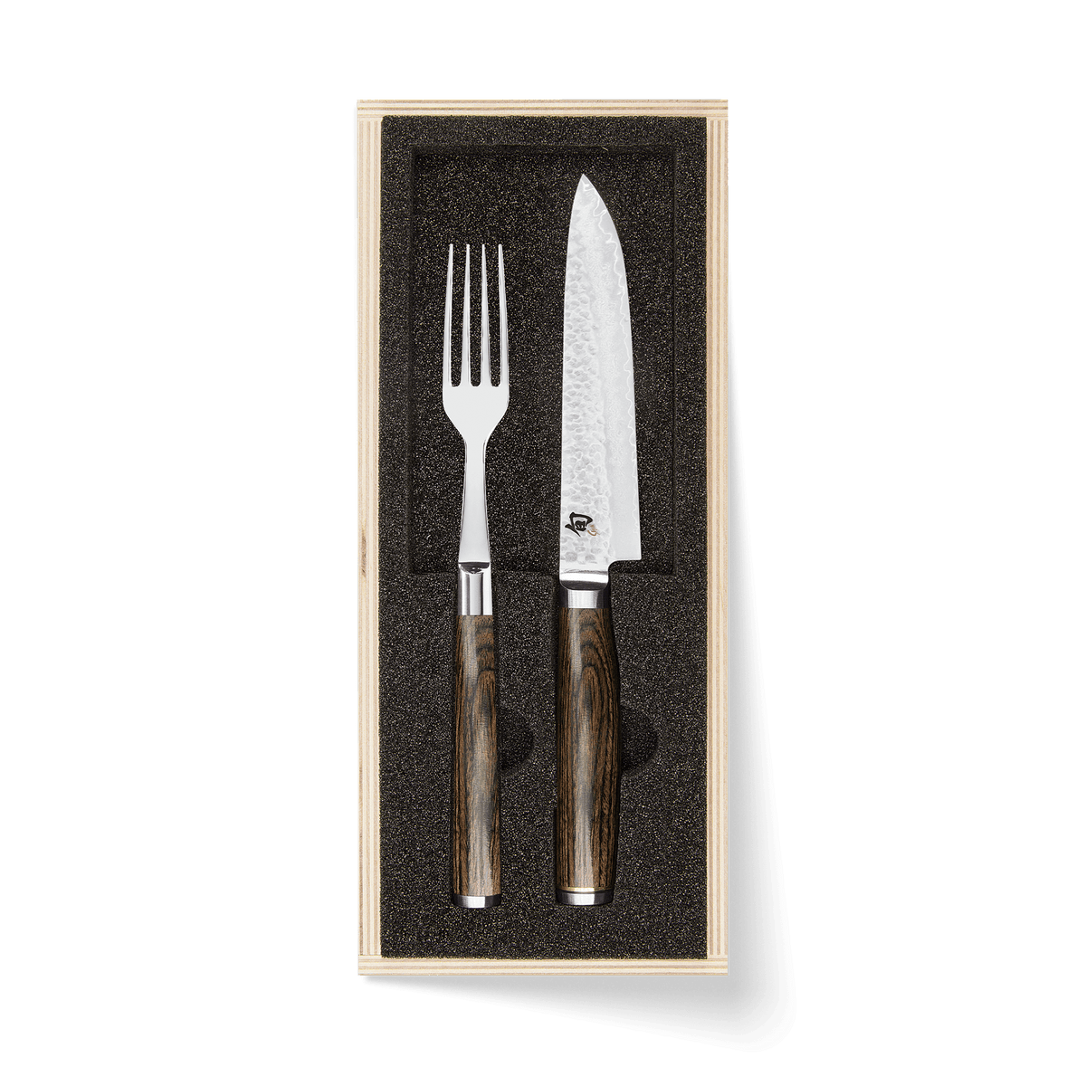 Set de cuchillo chuletero y tenedor Kai Shun Premier