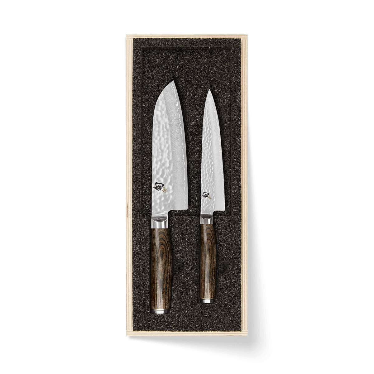 Set de cuchillo office y santoku Kai Shun Premier