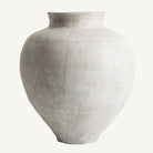 Tinaja de terracota blanca Bormes