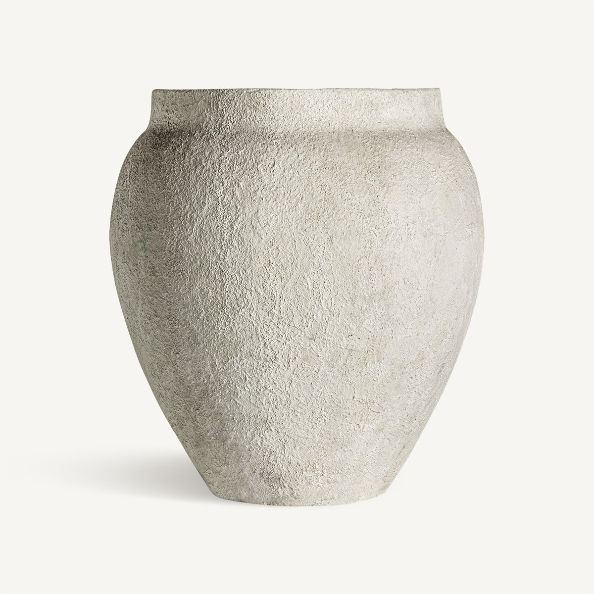 Tinaja de terracota blanca Carry