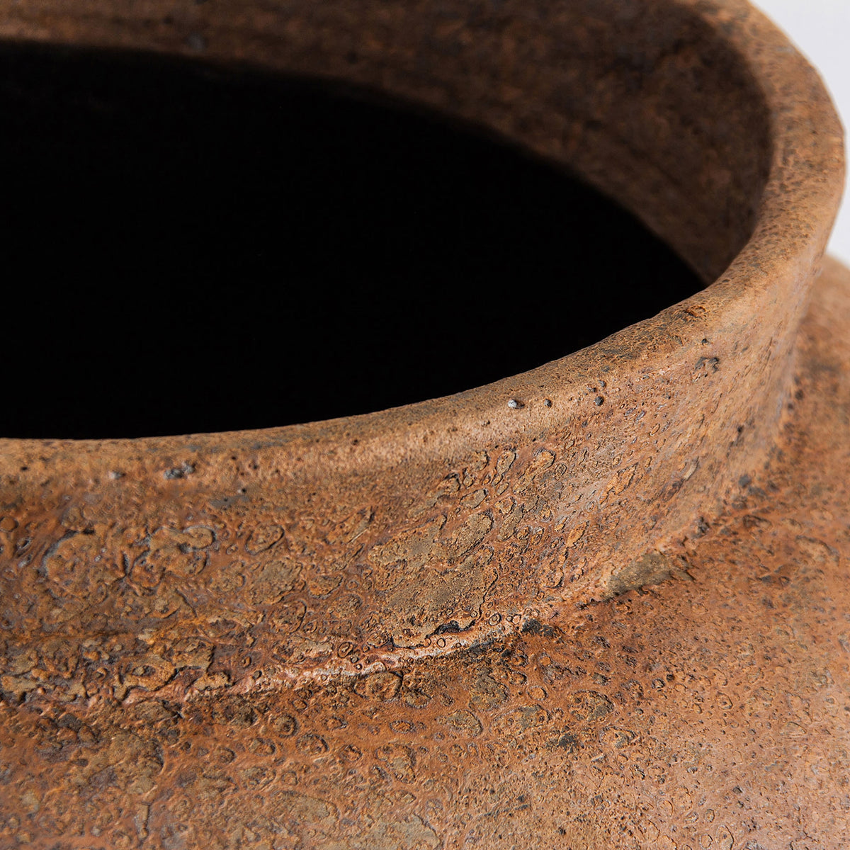 Tinaja de terracota cobre Sausset