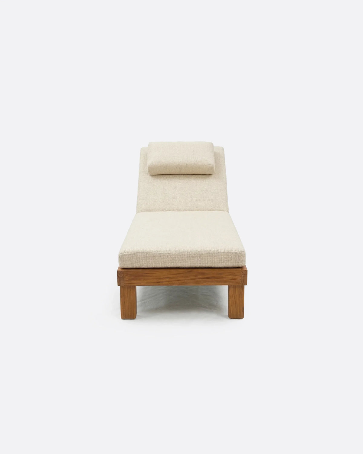 Tumbona de exterior de teca Strauss