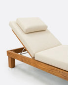Tumbona de exterior de teca Strauss