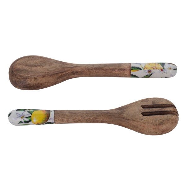 Utensilios de Servir de Madera Limones - pino_y_jacaranda