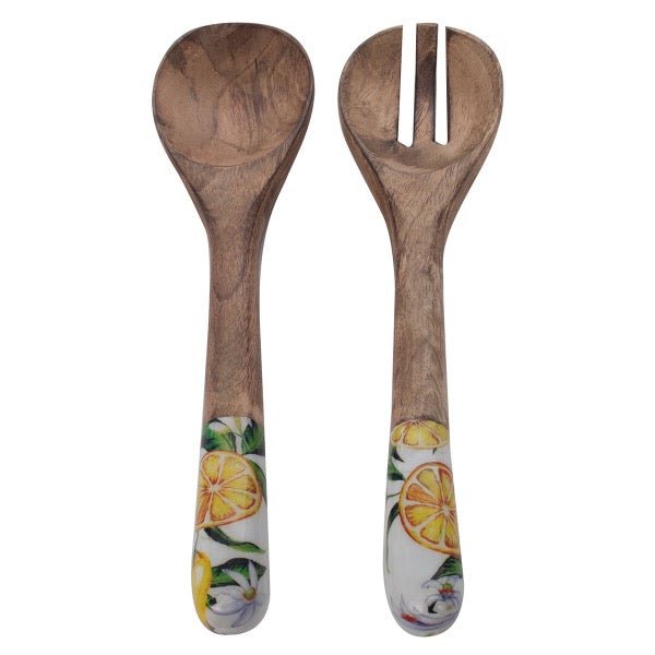 Utensilios de Servir de Madera Limones - pino_y_jacaranda