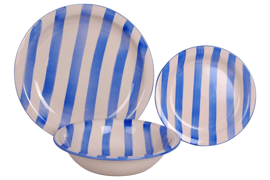 Vajilla Rayas - #pino_y_jacaranda#