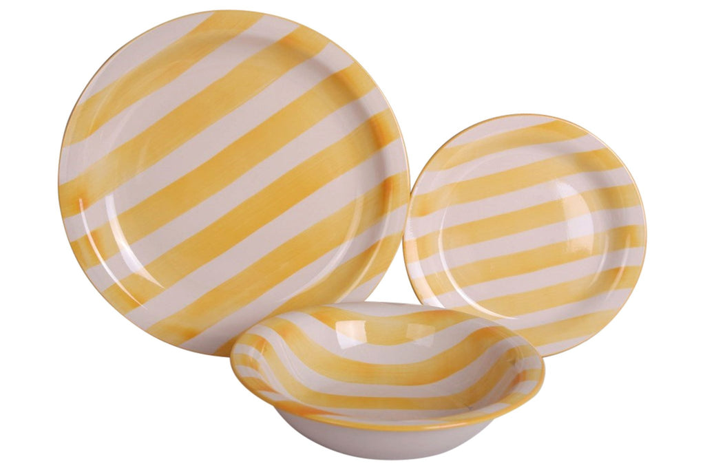 Vajilla Rayas - #pino_y_jacaranda#