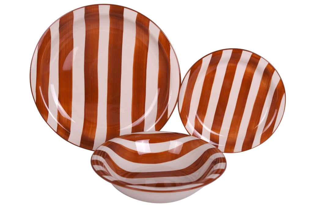 Vajilla Rayas - #pino_y_jacaranda#