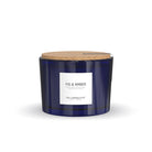 Vela Fig & Amber - Apothecary Cobalt Blue - #pino_y_jacaranda#