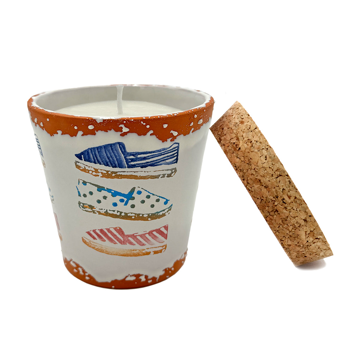 Vela de cerámica Alpargatas - Sea Mist