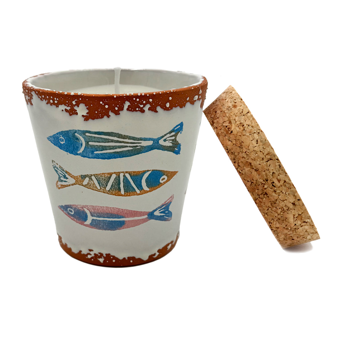 Vela de cerámica Peces degradé - Serene Waters