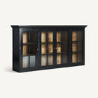 Vitrina modular de mango negro Sagone