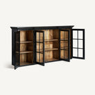 Vitrina modular de mango negro Sagone