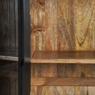 Vitrina modular de mango negro Sagone