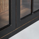 Vitrina modular de mango negro Sagone