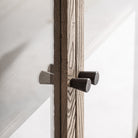 Vitrina modular de olmo y cristal Podgora