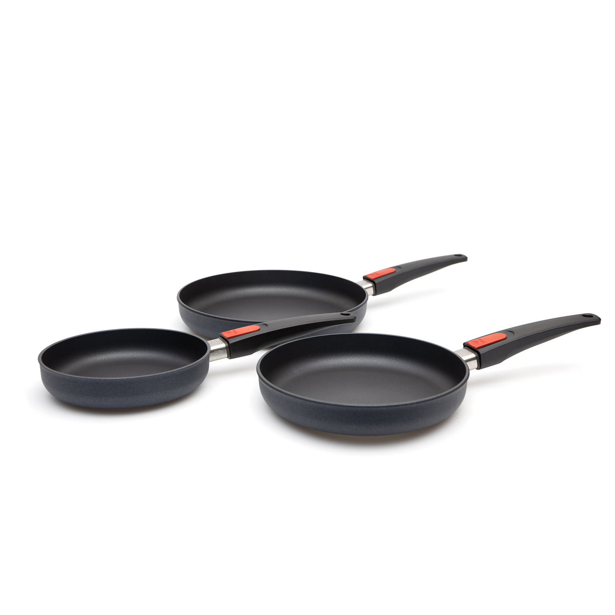 Set de 3 sartenes Woll Diamond Lite 20, 24 y 28 cm