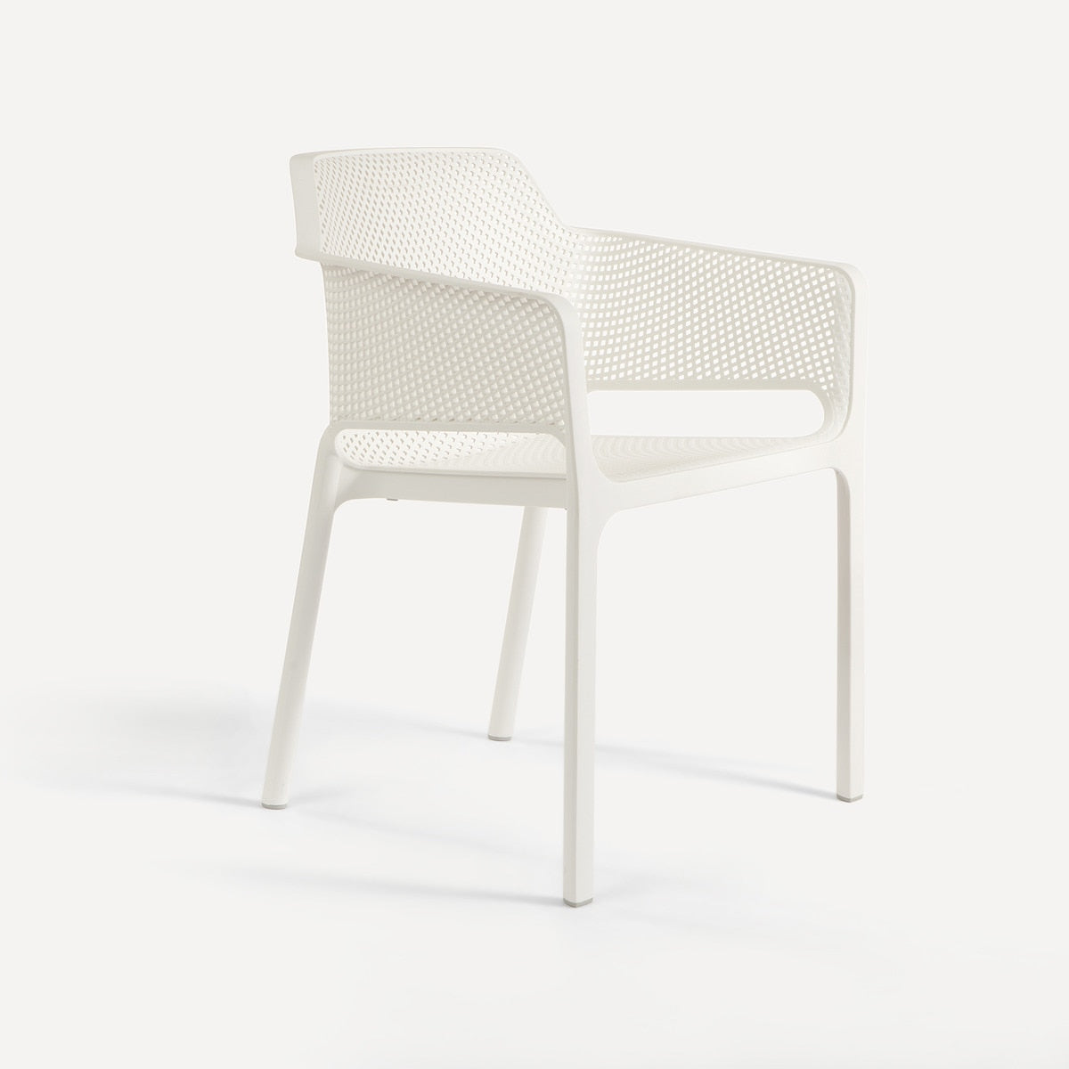 Set de mesa Cube y sillones Net Nardi – Sillón Net, blanco