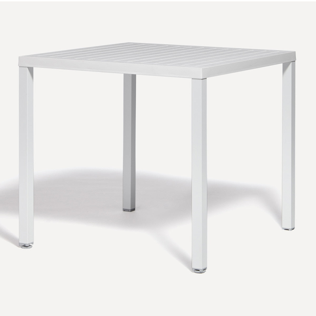 Set de mesa Cube y sillones Net Nardi – Mesa Cube 80 x 80, blanco