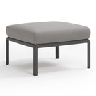 Set de sofá rinconera Komodo con puf y mesa de centro Nardi – Puf Komodo, antracita / gris oscuro