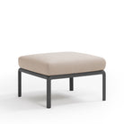 Set de sofá rinconera Komodo con puf y mesa de centro Nardi – Puf Komodo, antracita / beige