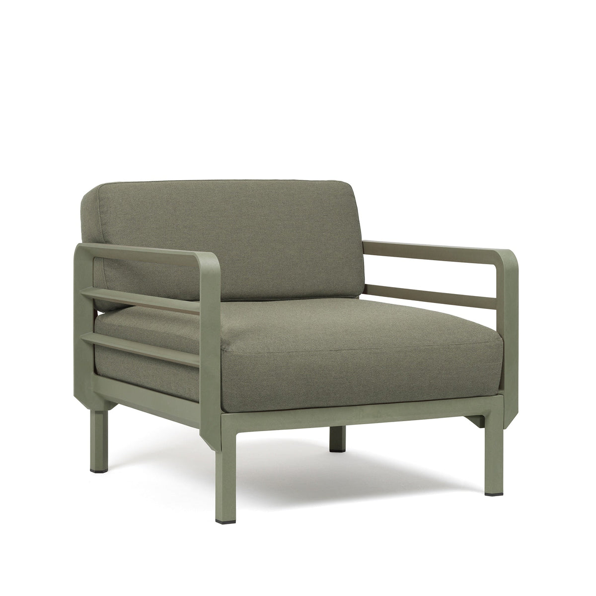 Set lounge Maximo con 2 sillones y mesa de centro Nardi – Sillón Maximo, verde