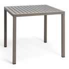 Set de mesa Cube y sillones plegables Darsena Nardi – Mesa Cube 80 x 80, topo