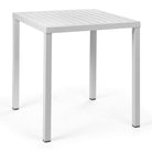 Set de mesa Cube y sillones Net Nardi – Mesa Cube 70 x 70, blanco
