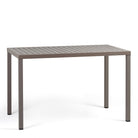 Set de mesa Cube y sillones Net Nardi – Mesa Cube 120 x 70, topo