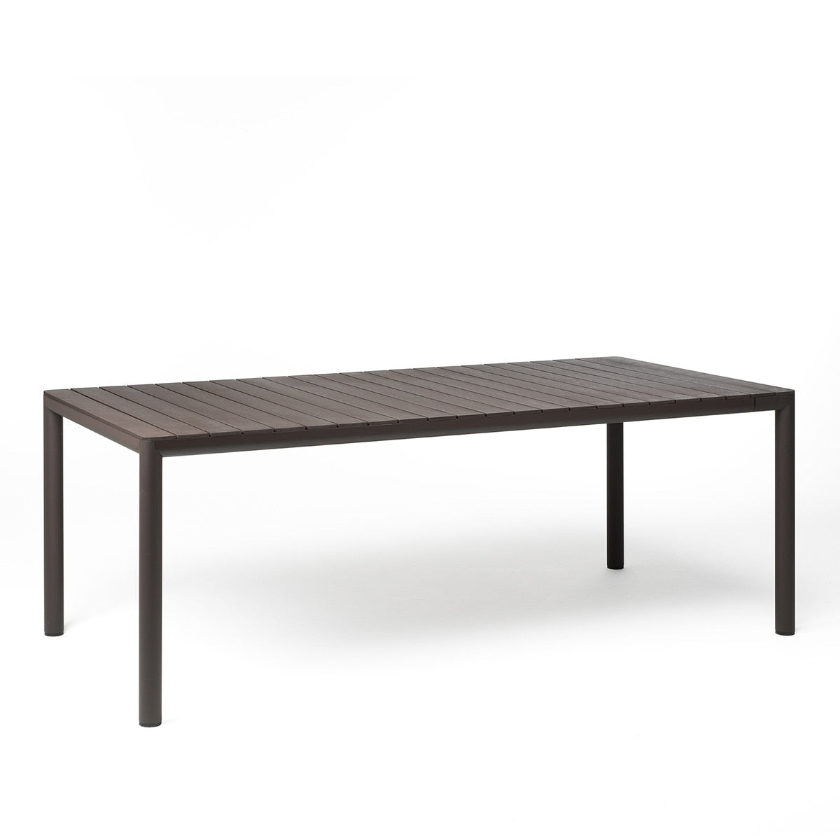 Set de comedor Tevere con sillones Tiberina Nardi – Mesa Tevere 211/275, tierra