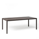 Set de comedor Tevere con sillones Tiberina Nardi – Mesa Tevere 211/275, tierra