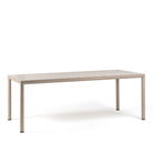 Set de comedor Tevere con sillones Tiberina Nardi – Mesa Tevere 211/275, crema