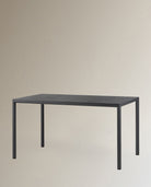 Set de comedor Piave con sillas Tiberina Nardi – Mesa Piave 139 x 79, antracita