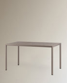 Set de comedor Piave con sillas Tiberina Nardi – Mesa Piave 139 x 79, topo