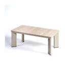 Mesa de centro rectangular de aluminio y porcelánico Laredo