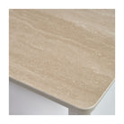 Mesa de centro rectangular de aluminio y porcelánico Laredo