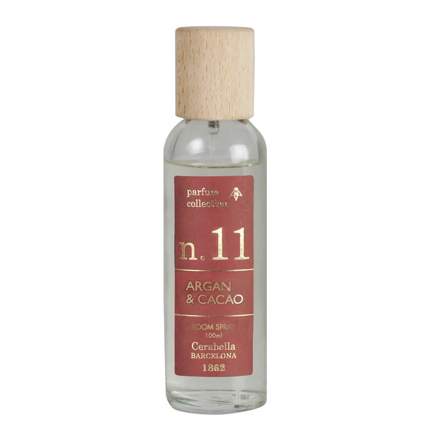 Ambientador de Hogar Spray 100 ml Cerabella Argan & Cacao Nº11 - #pino_y_jacaranda#