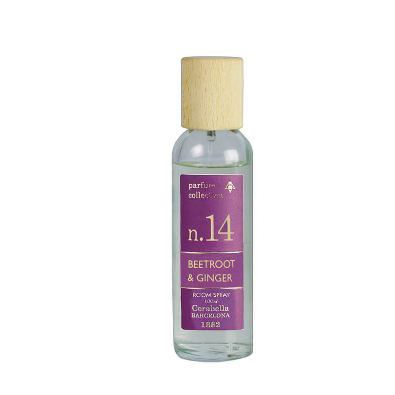 Ambientador de Hogar Spray 100 ml Cerabella Beetroot & Ginger Nº14 - #pino_y_jacaranda#