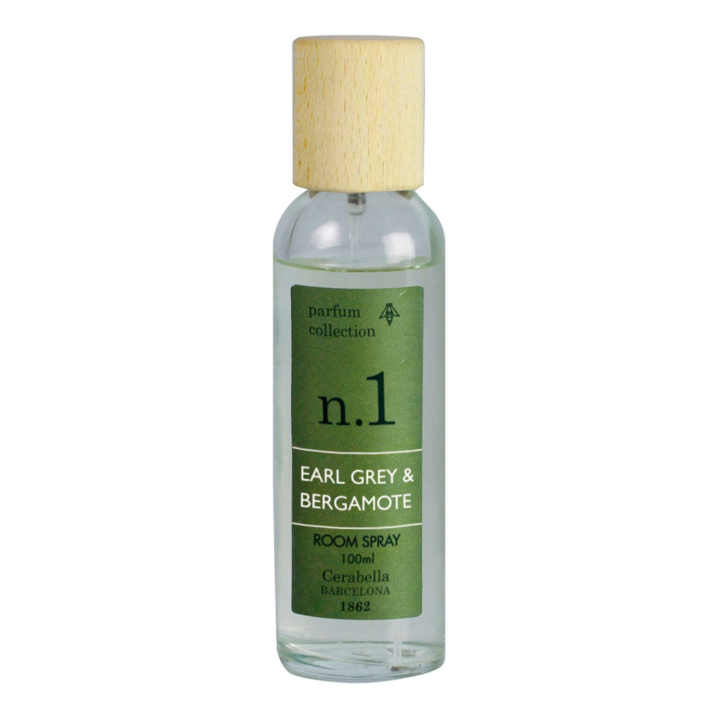 Ambientador de Hogar Spray 100 ml Cerabella Earl Grey & Bergamote Nº1 - #pino_y_jacaranda#