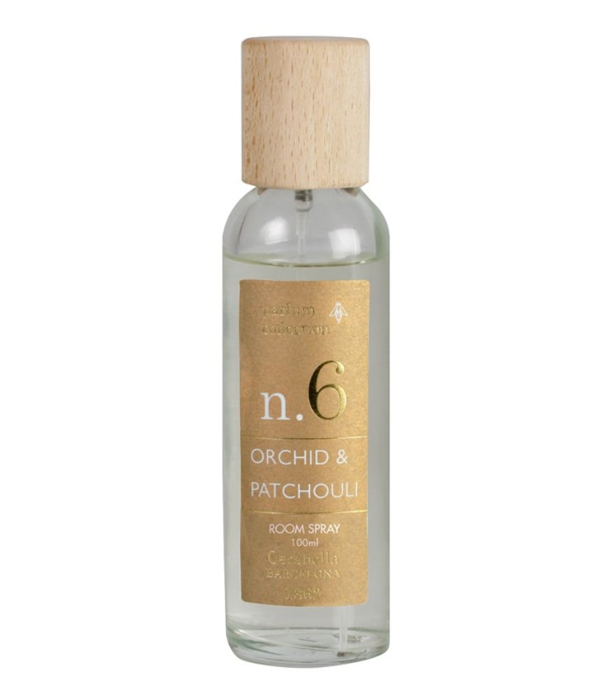 Ambientador de Hogar Spray 100 ml Cerabella Orchid & Patchouli Nº6 - #pino_y_jacaranda#