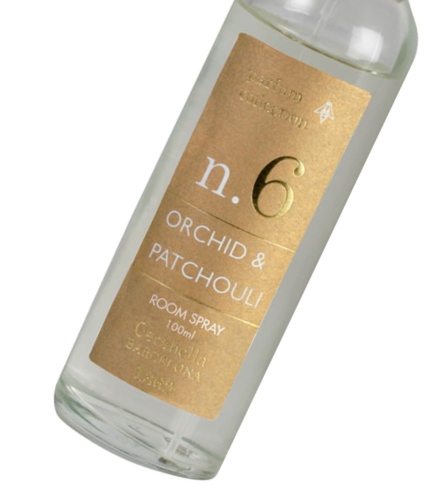 Ambientador de Hogar Spray 100 ml Cerabella Orchid & Patchouli Nº6 - #pino_y_jacaranda#