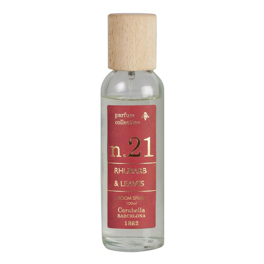 Ambientador de Hogar Spray 100 ml Cerabella Rhubarb & Leaves Nº21 - #pino_y_jacaranda#