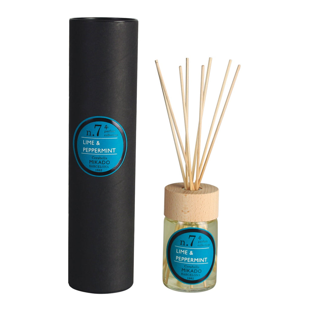 Ambientador en Sticks Cerabella Mikado 100 ml Aroma Lime & Peppermint - #pino_y_jacaranda#