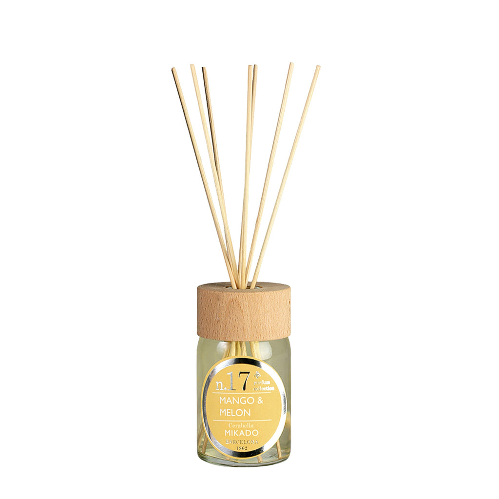 Ambientador en Sticks Cerabella Mikado 100 ml Aroma Mango & Melón - #pino_y_jacaranda#